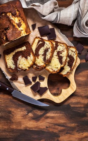 Le Gâteau marbré au chocolat