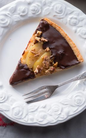 La Tarte poire-chocolat