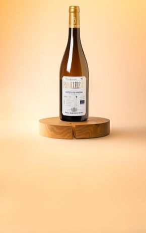 Le Vin blanc "Parallèle 45" Côtes-du-Rhône BIO et AOC