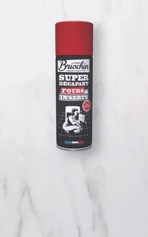 Le Nettoyant aérosol super décapant four, insert  "Briochin"