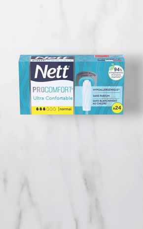 Les Tampons sans applicateur normal "Nett"