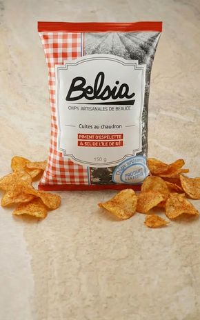 Les Chips artisanales au piment d'Espelette  "Belsia"