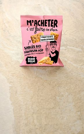 Les Sablés parmesan graines de chia "Ramdam"