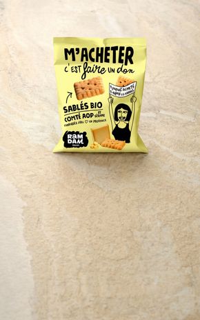 Les Sablés comté graines de sésame "Ramdam"