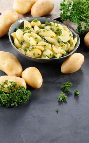Les Pommes de terre et persil