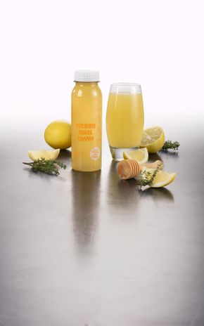 Le Jus de citron,miel et thym