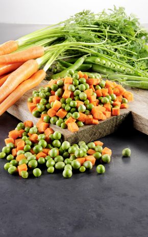 Le Mélange de petits pois carotte