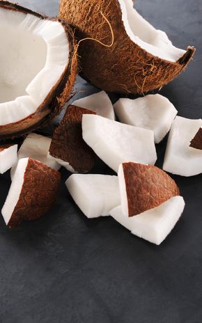 Les Cubes de noix de coco prêts à déguster