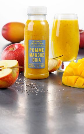 Le Pur jus pomme, mangue & chia