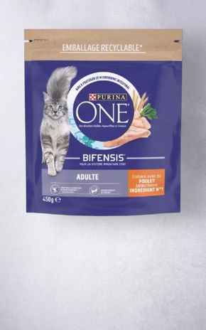 Les Croquettes pour chat adulte au poulet et au céréales " PURINA ONE "