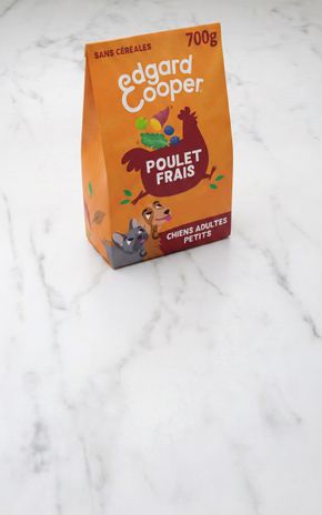 Les Croquettes pour petit chien adulte au poulet "Edgard & Cooper"