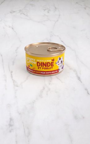 Les Morceaux en sauce pour chat à la dinde et poulet "Edgard & Cooper"