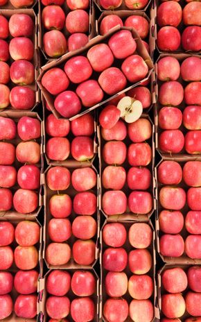 La Pomme pink lady en barquette