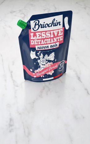 La Recharge de lessive détachante au savon noir "Briochin"