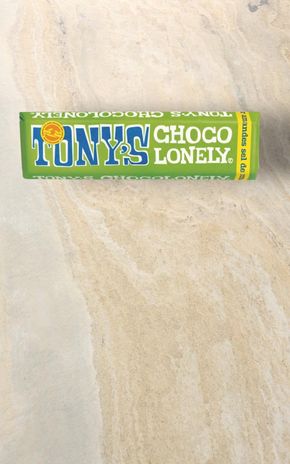 Le Barre de chocolat noir aux amandes et sel de la mer "Tony's"