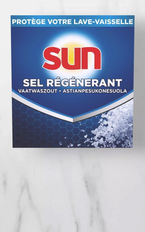 Le Sel régénérant lave vaisselle