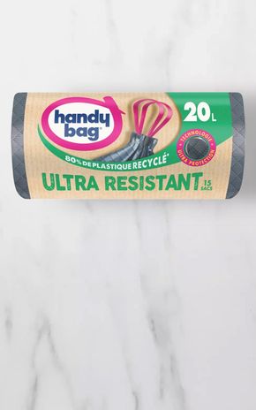 Les Sacs poubelle ultra résistant de 20L "Handy Bag"