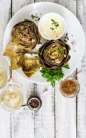 Les Artichauts vinaigrette