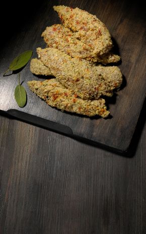 Les Aiguillettes de poulet panées à l'italienne