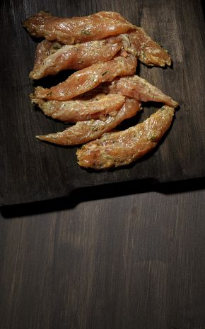Les Aiguillettes de poulet crème et estragon