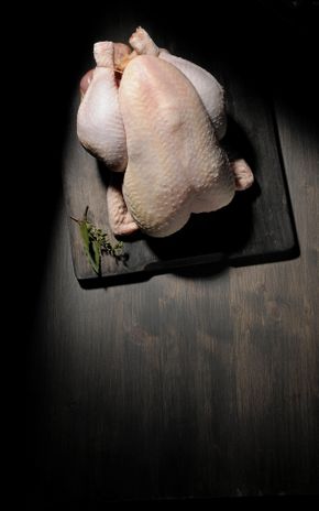 La Poule prête à cuire