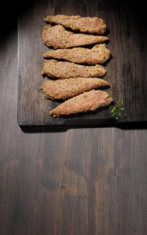 Les Aiguillettes de poulet panure à la forestière