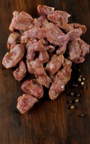 Les Gésiers de poulet confits à la graisse de canard