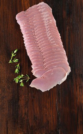 Le Filet de canard fumé tranché