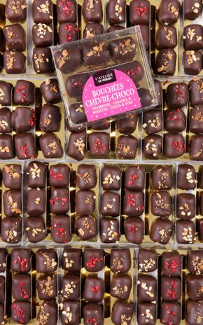 Les Bouchées de chèvre au chocolat