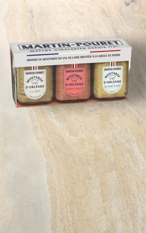Le Coffret prestiges moutardes  "Martin Pouret"