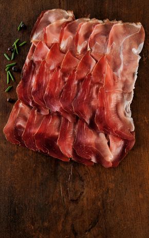 Le Jambon speck légèrement fumé