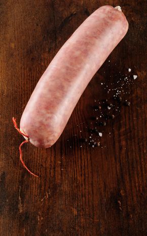 Le Saucisson à cuire de Lyon pistaché à l'ancienne