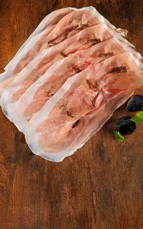 Le Jambon cru à la truffe d'été