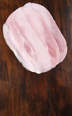 Le Jambon cuit supérieur avec couenne