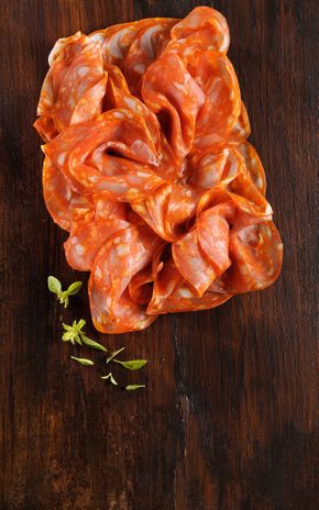 La Chiffonnade de chorizo