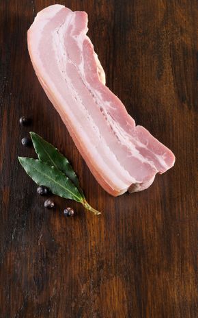 La Poitrine de porc plate cuite nature
