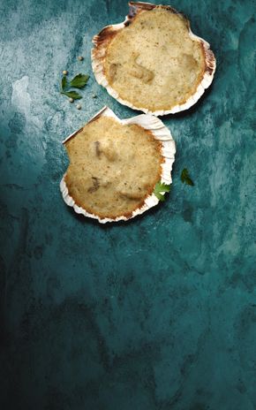 Les Coquilles Saint-Jacques à la Bretonne