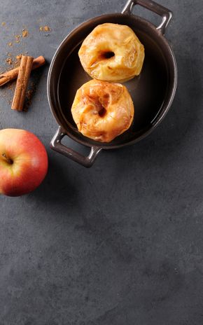Les Pommes cannelle cuites à basse température