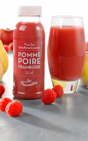 Le Pur jus pomme, poire & framboise