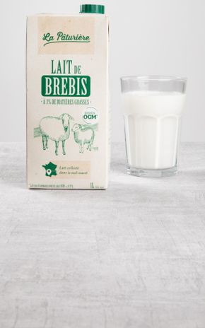 Le Lait de brebis demi-écrémé UHT