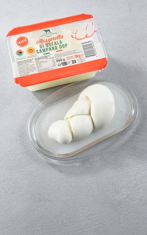 La Mozzarella di Bufala Campana DOP tressée