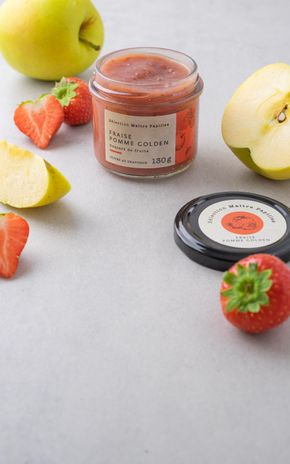 La Compote de pomme-fraise
