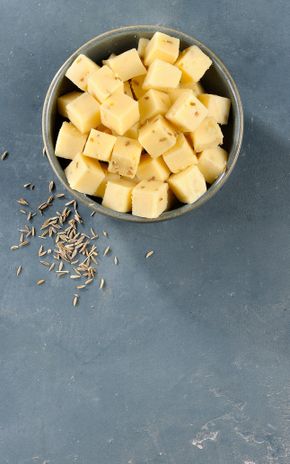 Les Dés de gouda au cumin