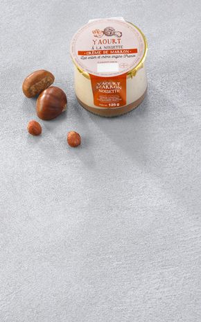 Le Yaourt à la noisette et crème de marron