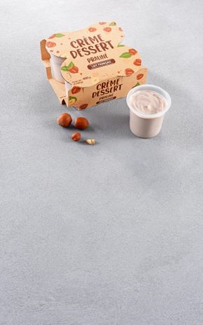 Les Crèmes dessert praliné