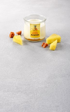 Le Yaourt à l'ananas caramalisé