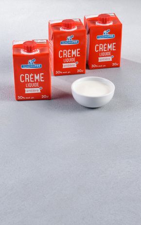 La Crème liquide entière UHT 30%
