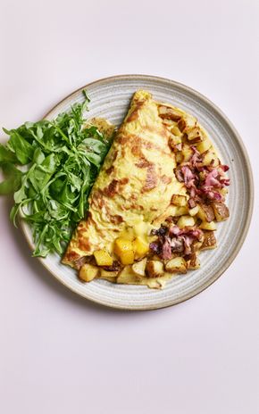 L’Omelette Lard, pommes de terre et Beaufort