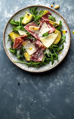 La Salade d’artichauts poivrade au jambon de Prague