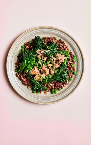 La Salade riz rouge, thon et brocolini
